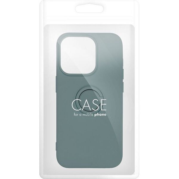 OEM Futerał SILICONE RING do IPHONE 15 zielony 13844385 5903396214028