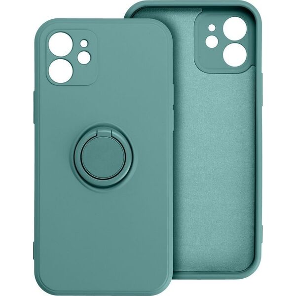 OEM Futerał SILICONE RING do IPHONE 15 zielony 13844385 5903396214028
