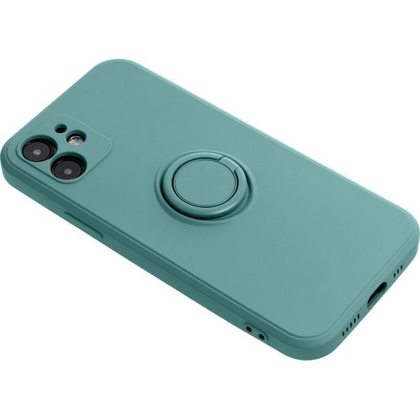 OEM Futerał SILICONE RING do IPHONE 15 zielony 13844385 5903396214028