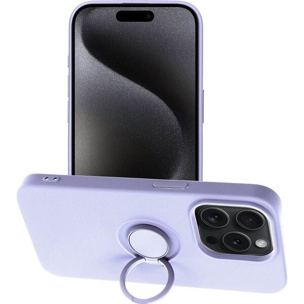 OEM Futerał SILICONE RING do IPHONE 15 Pro fioletowy 13844388 5903396214004