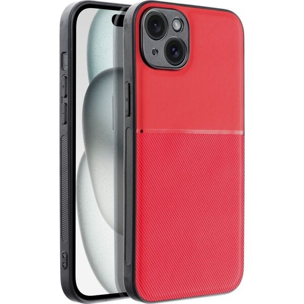 OEM Futerał NOBLE do IPHONE 15 Plus czerwony 13844406 5903396214745