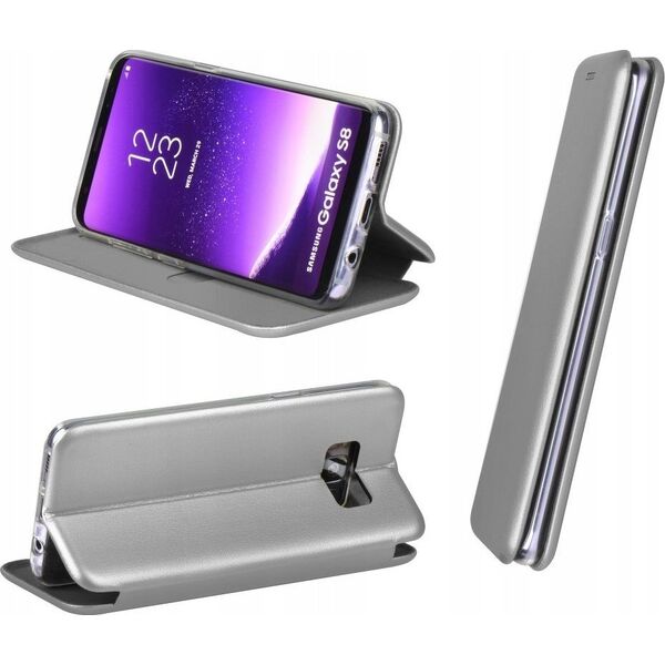 OEM Kabura ELEGANCE Book do IPHONE 15 Pro Max stalowy 13844476 5903396215872