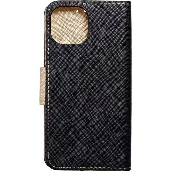 OEM Kabura FANCY Book do IPHONE 15 czarno złoty 13844522 5903396216732