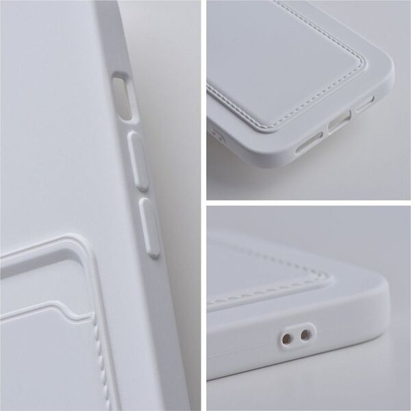 OEM Futerał CARD CASE do IPHONE 15 biały 13844527 5903396217333