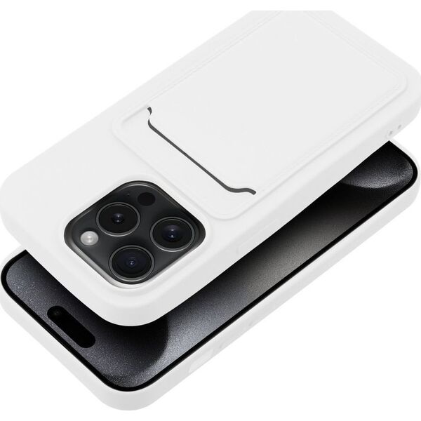 OEM Futerał CARD CASE do IPHONE 15 Pro biały 13844529 5903396217340