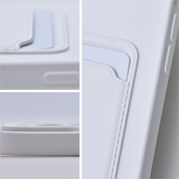 OEM Futerał CARD CASE do IPHONE 15 Pro Max biały 13844537 5903396217357