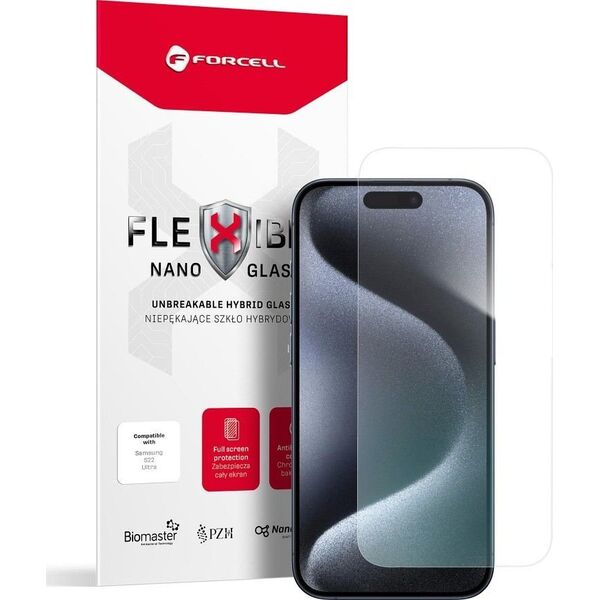 ForCell Forcell Flexible Nano Glass - szkło hybrydowe do iPhone 15 Pro 13844563 5903396218804