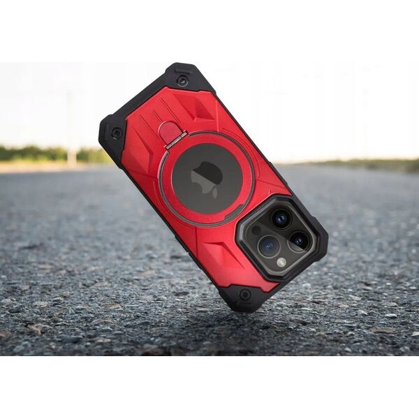 OEM Futerał ARMOR MAG COVER kompatybilny z MagSafe do IPHONE 11 Pro Max czerwony 13844574 5903396219245