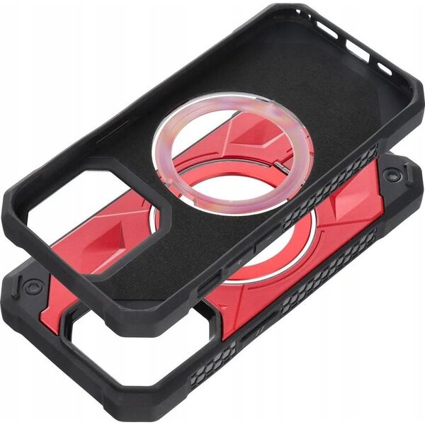 OEM Futerał ARMOR MAG COVER kompatybilny z MagSafe do IPHONE 15 Pro czerwony 13844588 5903396219412