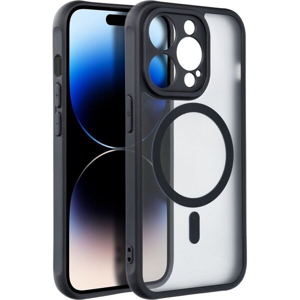 OEM Futerał FULL MATTE MAG COVER kompatybilny z MagSafe do IPHONE 15 Pro Max czarny 13844595 5903396219511