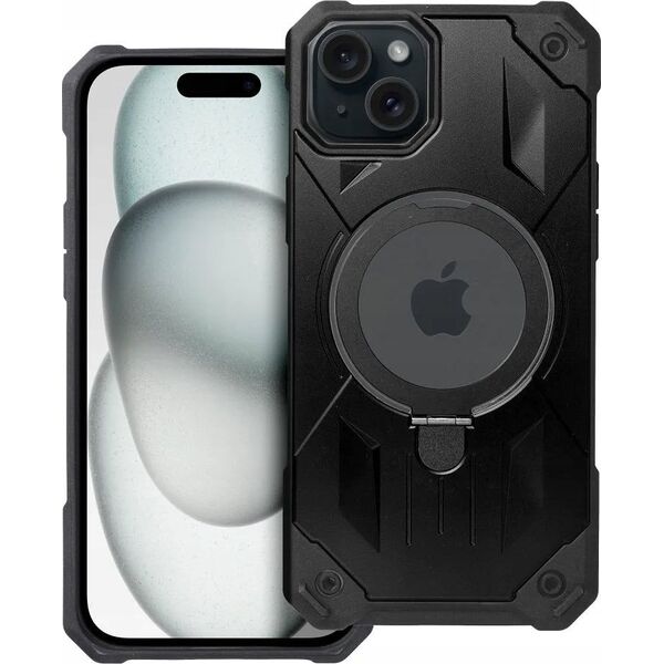 OEM Futerał ARMOR MAG COVER kompatybilny z MagSafe do IPHONE 15 Plus czarny 13844596 5903396219467