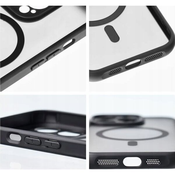 OEM Futerał FULL MATTE MAG COVER kompatybilny z MagSafe do IPHONE 15 Pro czarny 13844602 5903396219504