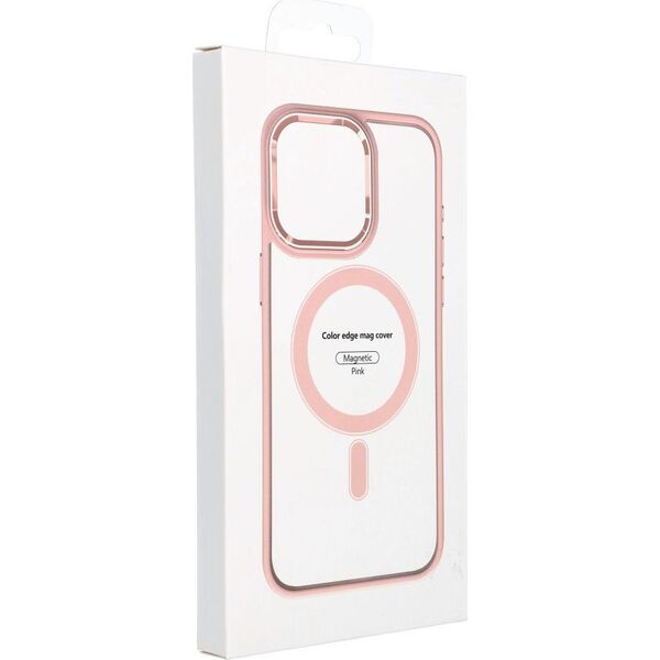 OEM Futerał COLOR EDGE MAG COVER kompatybilny z MagSafe do IPHONE 14 Pro różowy 13844658 5903396221859