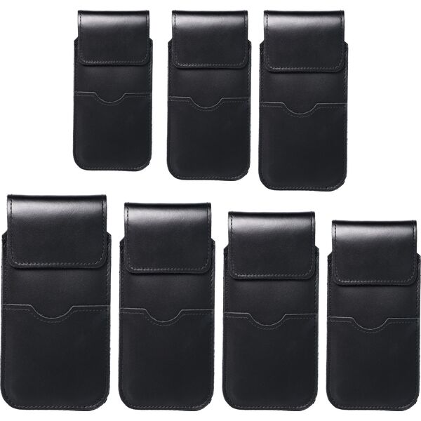 OEM Skórzana uniwersalna wsuwka z klapką - ROYAL / czarny - Rozmiar 3XL - HUAWEI MATE 20X 13844701 5903396223907