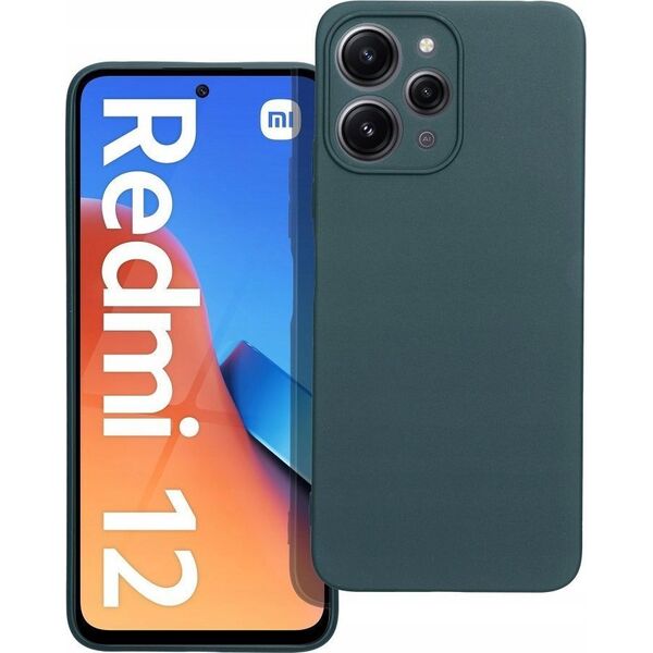 OEM Futerał MATT do XIAOMI Redmi 12 4G / Redmi 12 5G ciemnozielony 13844768 5903396225574
