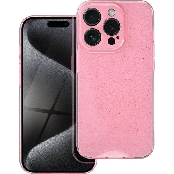OEM Futerał CLEAR CASE 2 mm BLINK do IPHONE 15 Pro różowy 13844809 5903396226687
