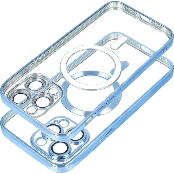 OEM Futerał ELECTRO MAG COVER kompatybilny z MagSafe do IPHONE 15 niebieski 13844895 5903396228124