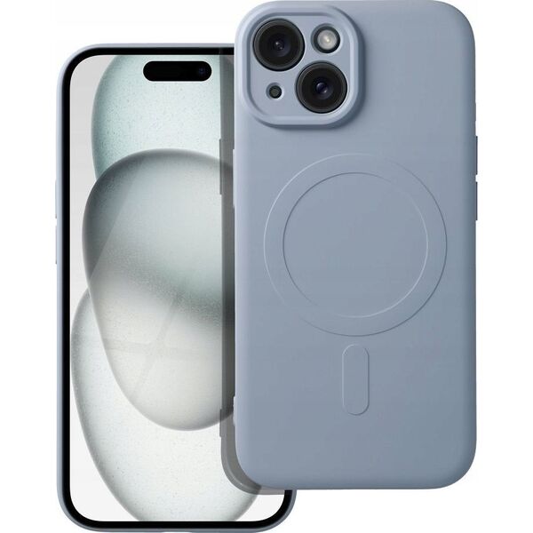 OEM Futerał SILICONE MAG COVER kompatybilny z MagSafe do IPHONE 15 jasny niebieski 13844924 5903396229077