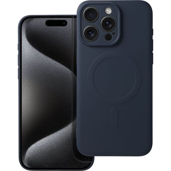 OEM Futerał SILICONE MAG COVER kompatybilny z MagSafe do IPHONE 15 Pro Max tytanowy niebieski 13844928 5903396228957