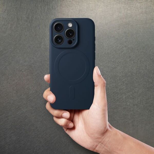 OEM Futerał SILICONE MAG COVER kompatybilny z MagSafe do IPHONE 15 Pro Max tytanowy niebieski 13844928 5903396228957