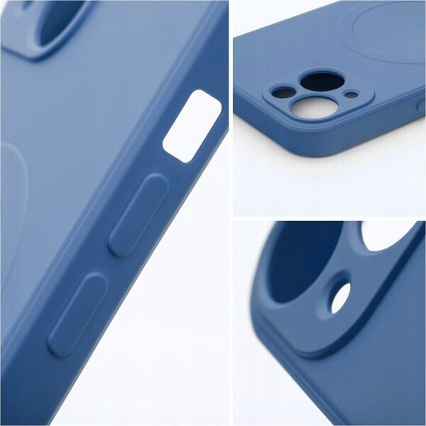 OEM Futerał SILICONE MAG COVER kompatybilny z MagSafe do IPHONE 15 niebieski 13844929 5903396229039