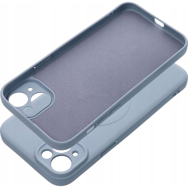 OEM Futerał SILICONE MAG COVER kompatybilny z MagSafe do IPHONE 15 Plus jasny niebieski 13844933 5903396229084