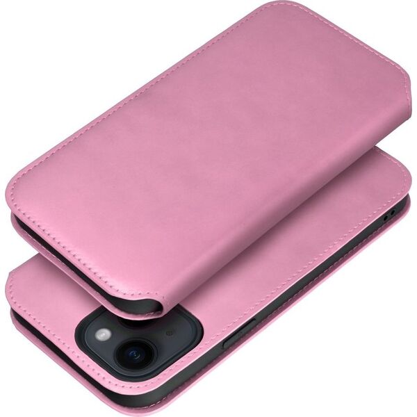 OEM Kabura DUAL POCKET Book do SAMSUNG S24 jasny różowy 13844998 5903396231377