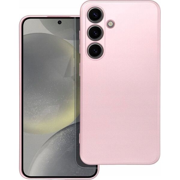 OEM Futerał METALLIC do SAMSUNG S24 różowy 13845119 5903396233661