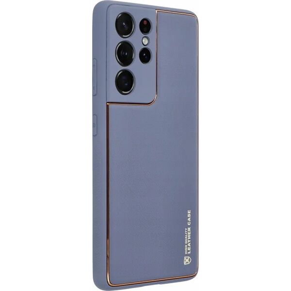 OEM Futerał LEATHER CASE skórzany do SAMSUNG S24 Plus niebieski 13845148 5903396233999