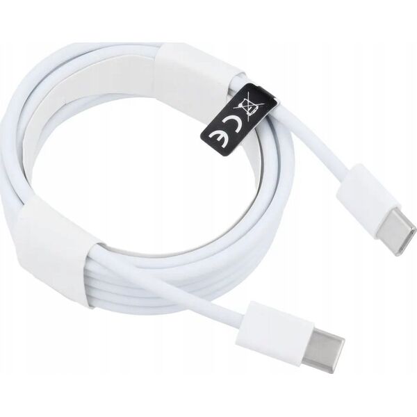Kabel USB OEM USB-C - USB-C 2 m Biały 13845218 5903396235122