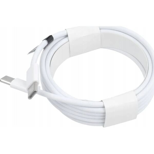 Kabel USB OEM USB-C - USB-C 2 m Biały 13845222 5903396235153