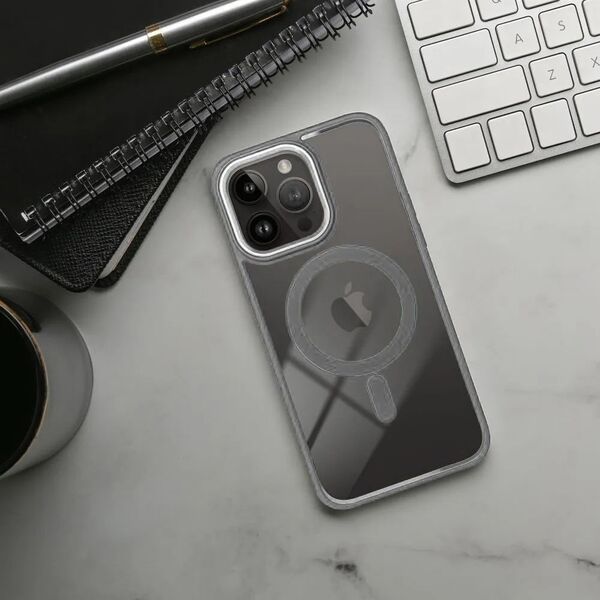 OEM Futerał COLOR EDGE MAG COVER kompatybilny z MagSafe do IPHONE 15 Pro tytanowy szary 13845233 5903396235573