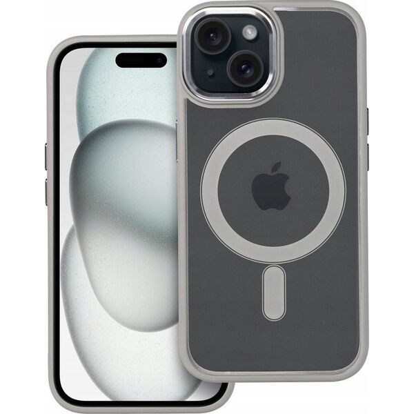 OEM Futerał COLOR EDGE MAG COVER kompatybilny z MagSafe do IPHONE 15 tytanowy szary 13845240 5903396235566