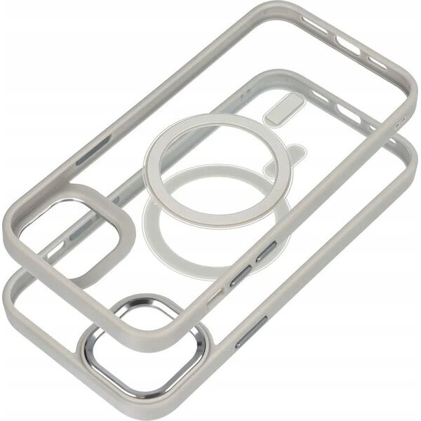 OEM Futerał COLOR EDGE MAG COVER kompatybilny z MagSafe do IPHONE 15 Plus tytanowy szary 13845244 5903396235597