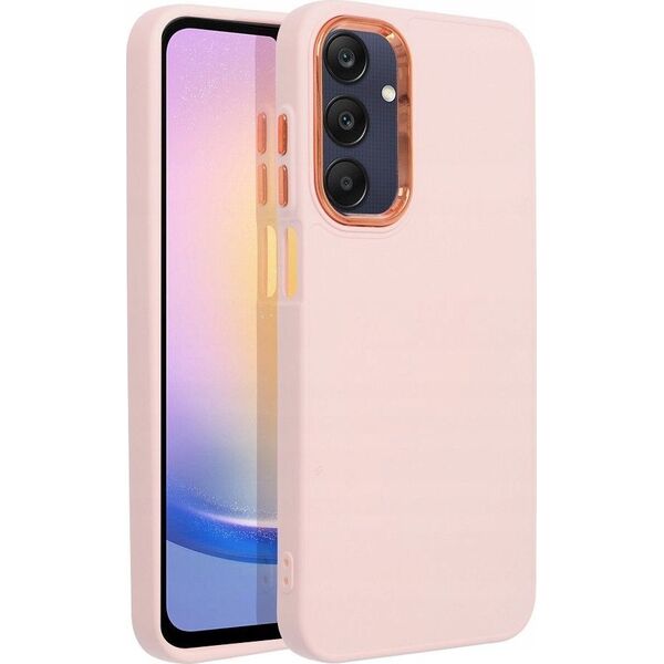 OEM Futerał FRAME do SAMSUNG A25 5G pudrowy róż 13845510 5903396254925