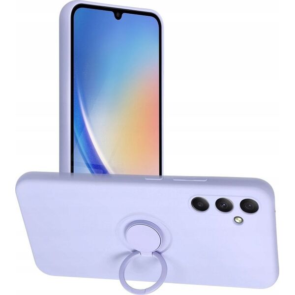 OEM Futerał SILICONE RING do SAMSUNG A05S fioletowy 13845763 5903396262586