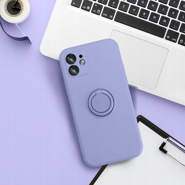 OEM Futerał SILICONE RING do XIAOMI Redmi 13C / POCO C65 fioletowy 13845780 5903396263132