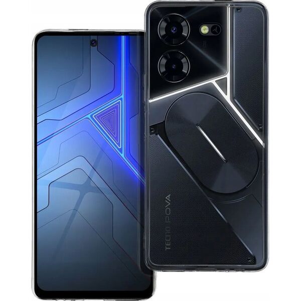OEM Futerał CLEAR CASE 2 mm do TECNO Pova 5 Pro (camera protection) transparentny 13845802 5903396263682