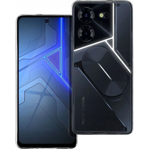 OEM Futerał CLEAR CASE 2 mm do TECNO Pova 5 (camera protection) transparentny 13845807 5903396263699