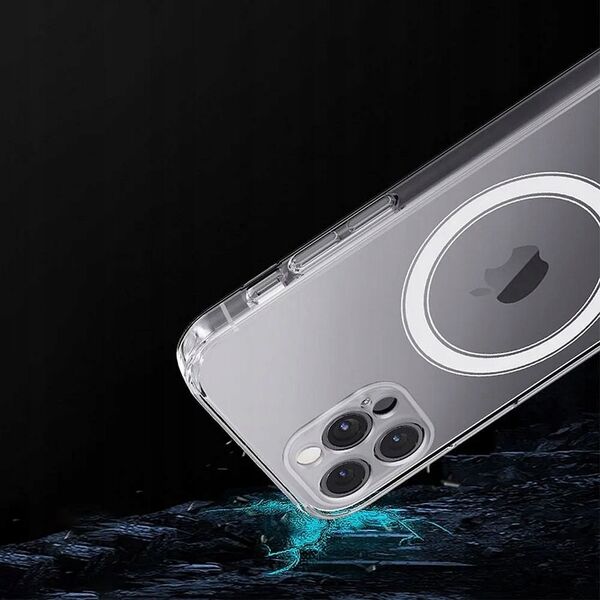 OEM Futerał CLEAR MAG COVER (MID) kompatybilny z MagSafe do SAMSUNG S23 FE transparentny 13845978 5903396275609