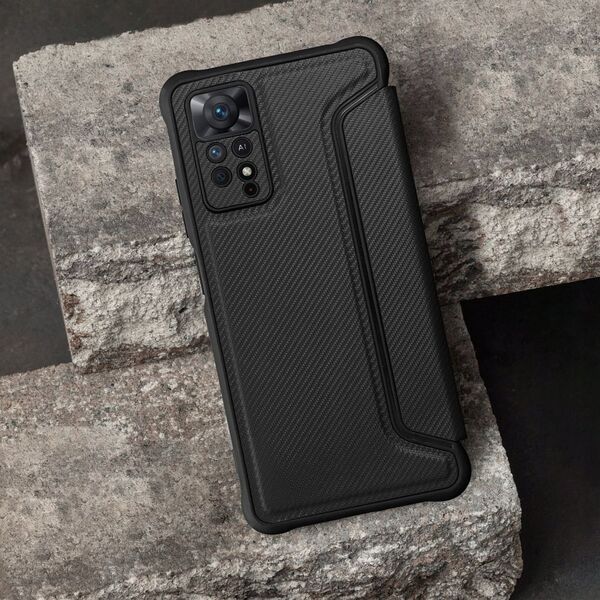 OEM Kabura RAZOR Book do XIAOMI Redmi Note 13 Pro 4G / POCO M6 Pro 4G czarny 13846049 5903396279294