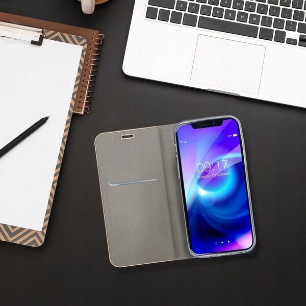 OEM Kabura LUNA Book Gold do XIAOMI Redmi NOTE 13 PRO 4G / POCO M6 Pro 4G srebrny 13846068 5903396279751