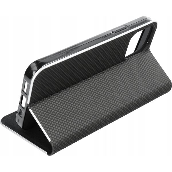 OEM Kabura LUNA Book Carbon do XIAOMI Redmi Note 13 Pro 4G / POCO M6 Pro 4G czarny 13846069 5903396279676