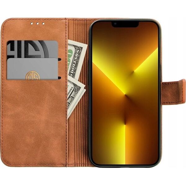 OEM Kabura TENDER Book do XIAOMI Redmi Note 13 Pro 5G brązowy 13846092 5903396281006