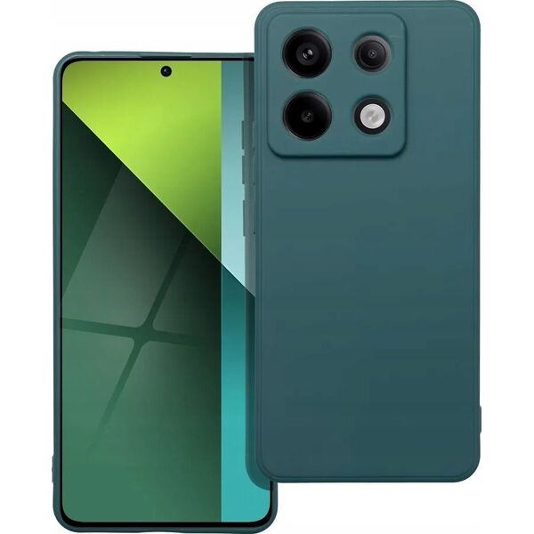 OEM Futerał MATT do XIAOMI Redmi Note 13 Pro 5G ciemnozielony 13846156 5903396284144