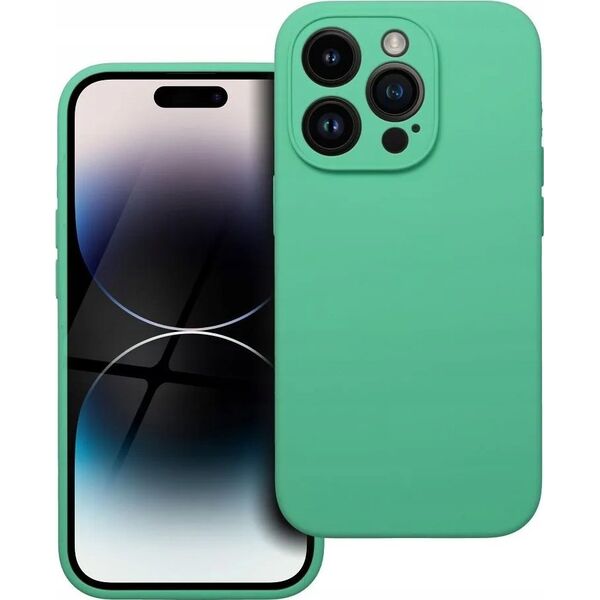 OEM Futerał SILICONE 2mm do IPHONE 14 Pro miętowy 13846348 5903396292675