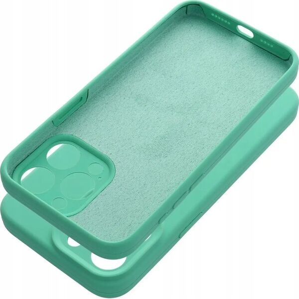 OEM Futerał SILICONE 2mm do IPHONE 15 Pro Max miętowy 13846357 5903396292798