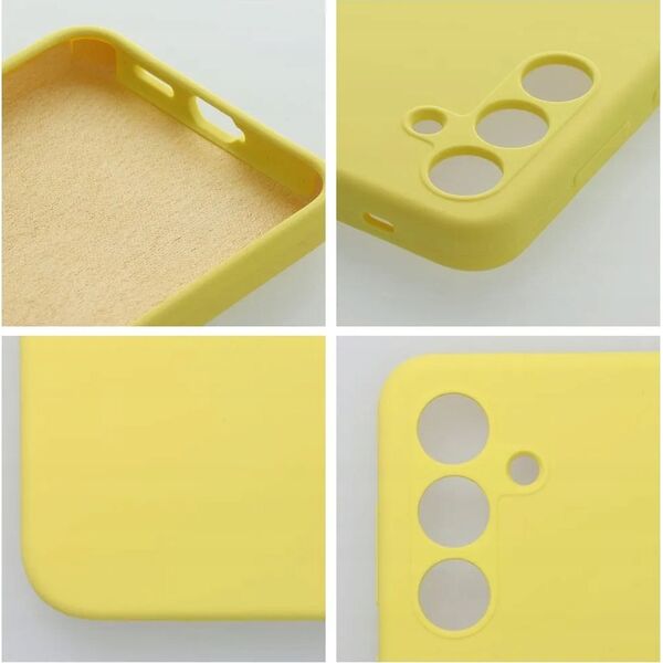 OEM Futerał SILICONE 2mm do SAMSUNG A25 5G żółty 13846366 5903396292927