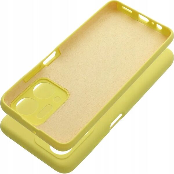 OEM Futerał SILICONE 2mm do HONOR X7A żółty 13846428 5903396295119