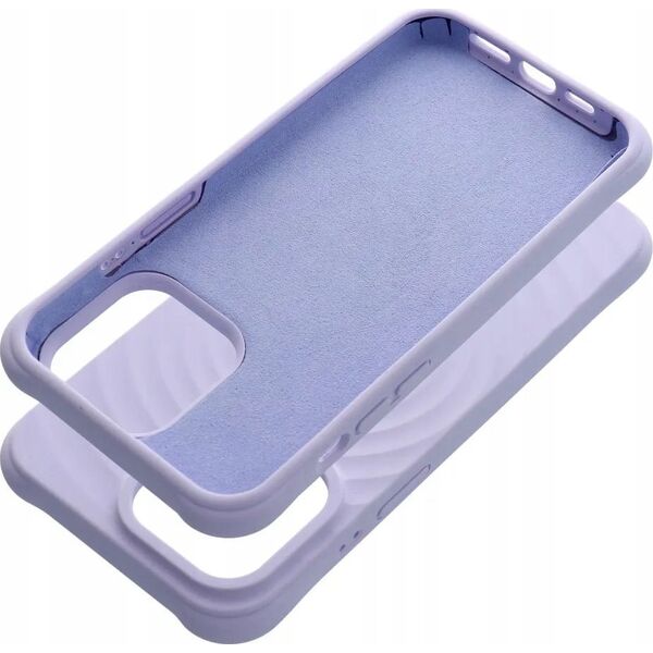 OEM Silicone Zephyr Mag Cover kompatybilny z MagSafe do IPHONE 14 PRO MAX liliowy 13846547 5903396300752